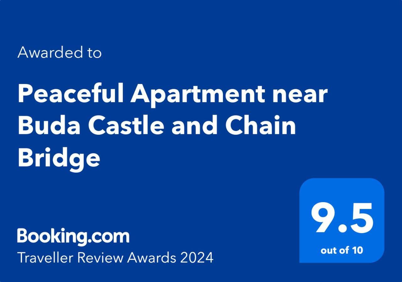 Peaceful Apartment Near Buda Castle And Chain Bridge Budapeste Exterior foto